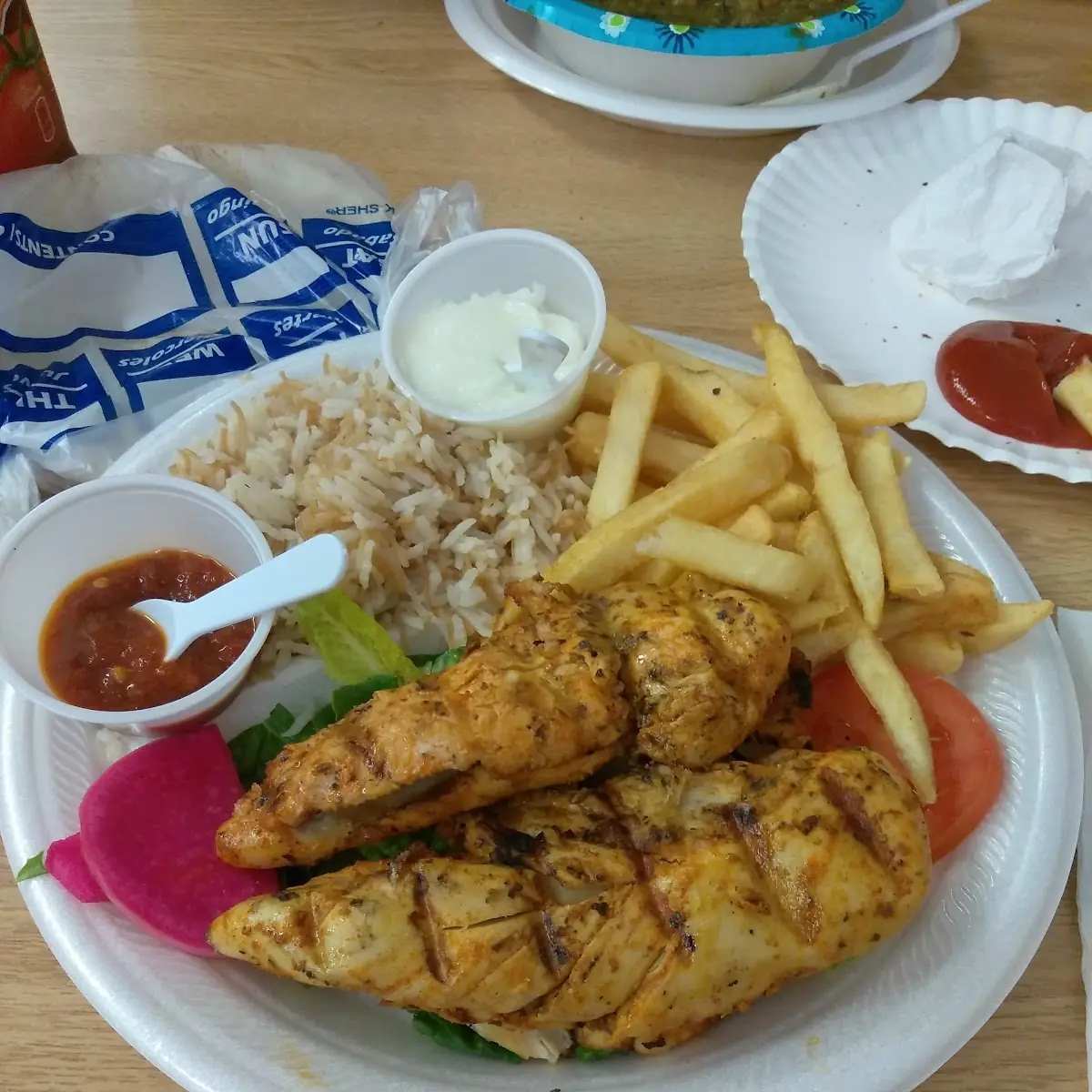 Chicken Kabob Plate