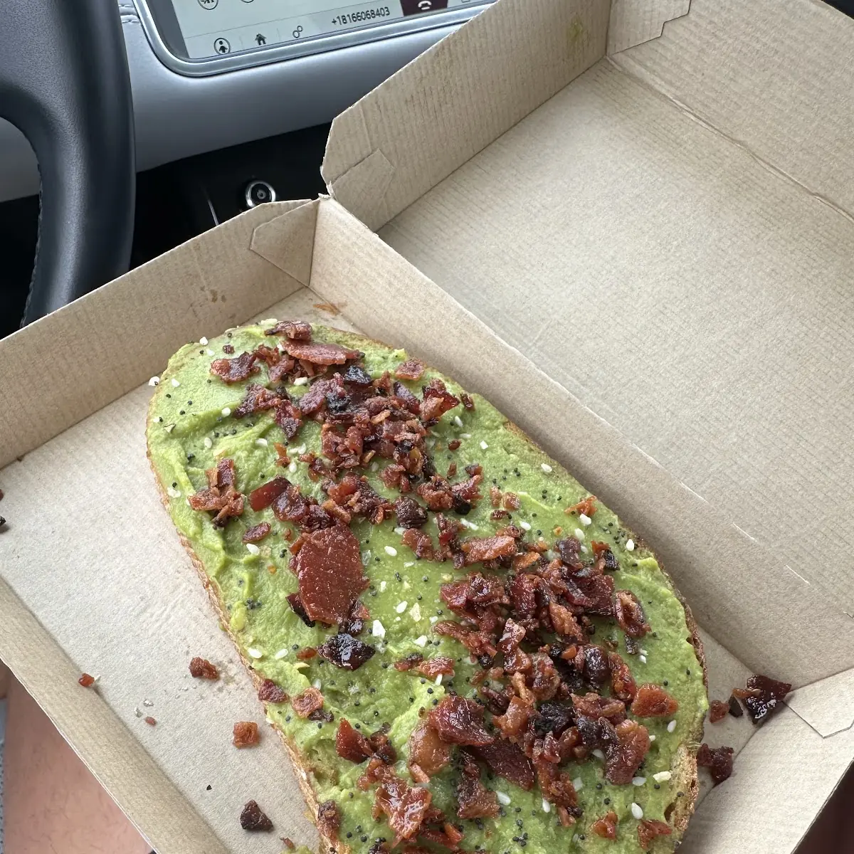 Avocado Toast with Bacon