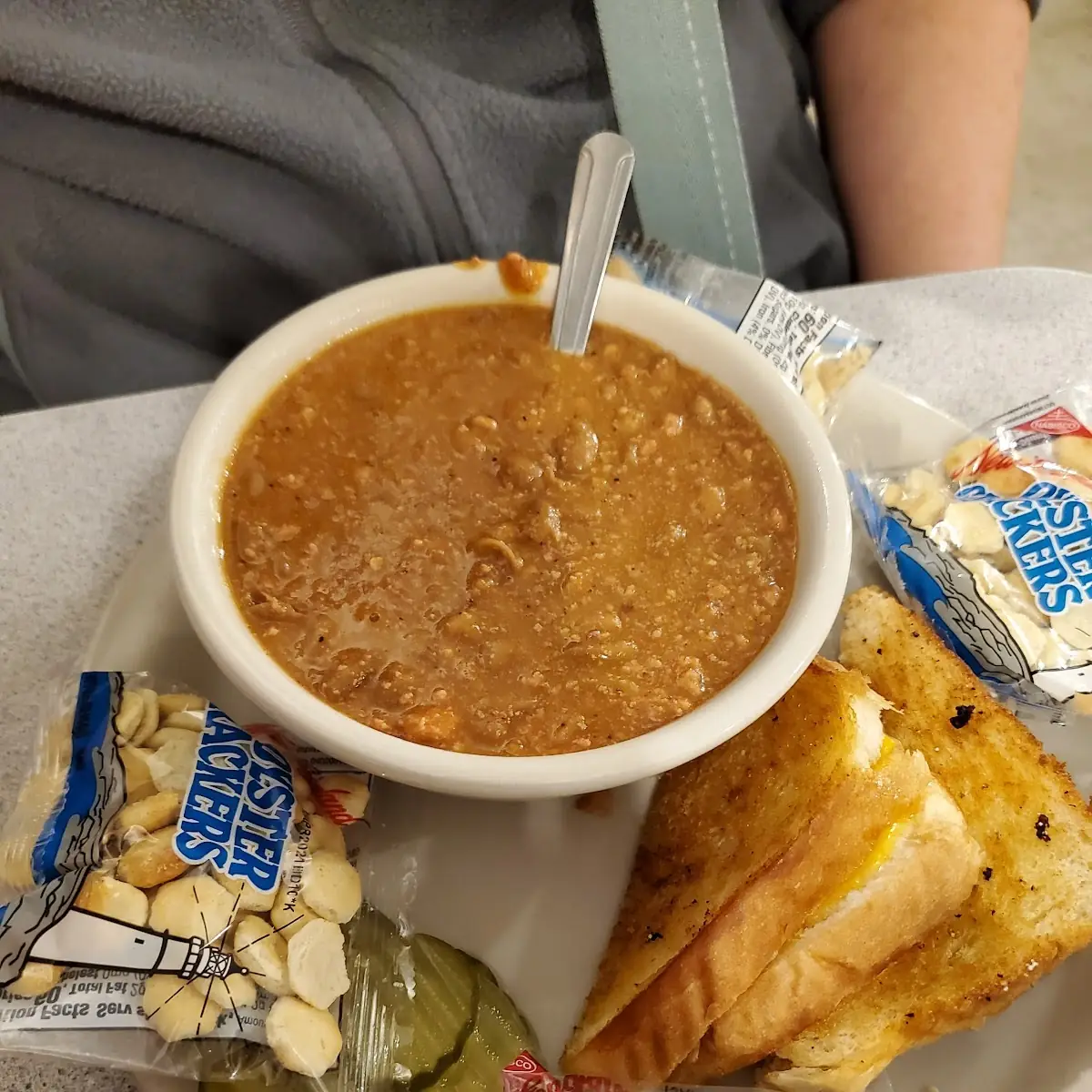Chili and Grilled Cheese