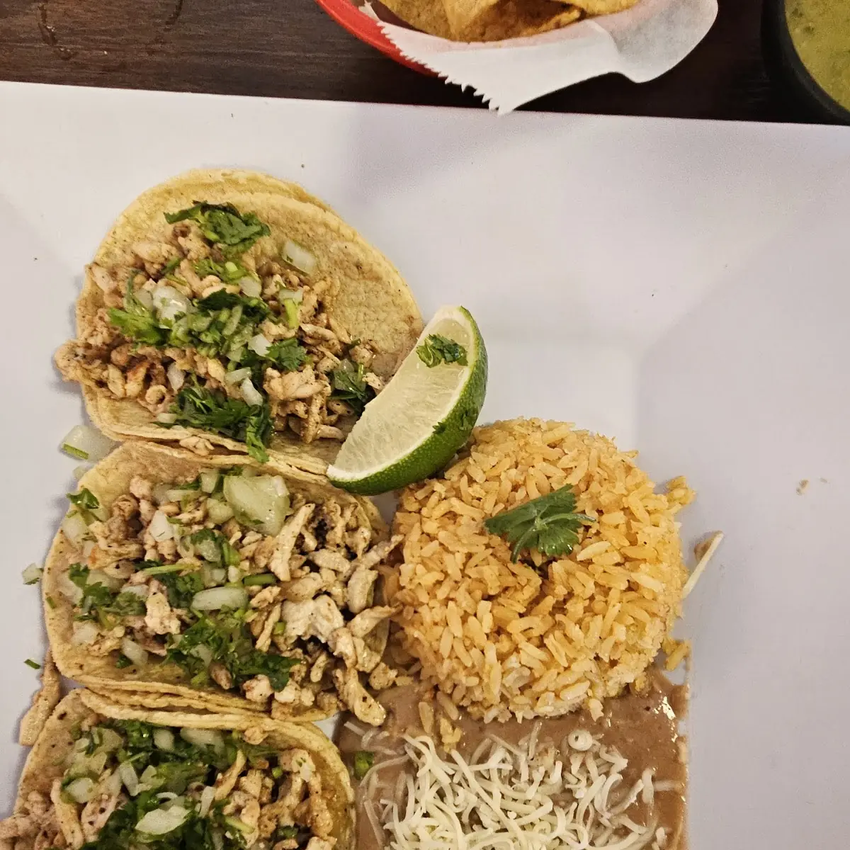 Chicken Tacos Orden 3