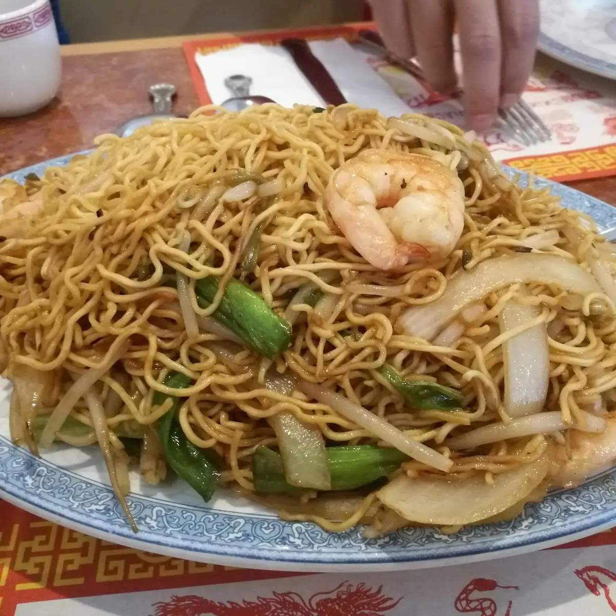 Looks Like Shrimp Lo Mein