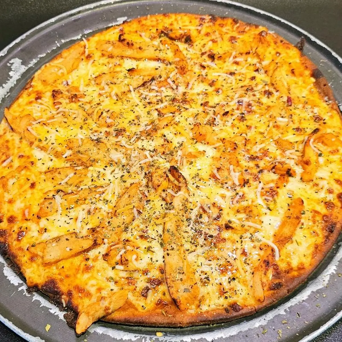 Buffalo Ranch Chicken Pizza
