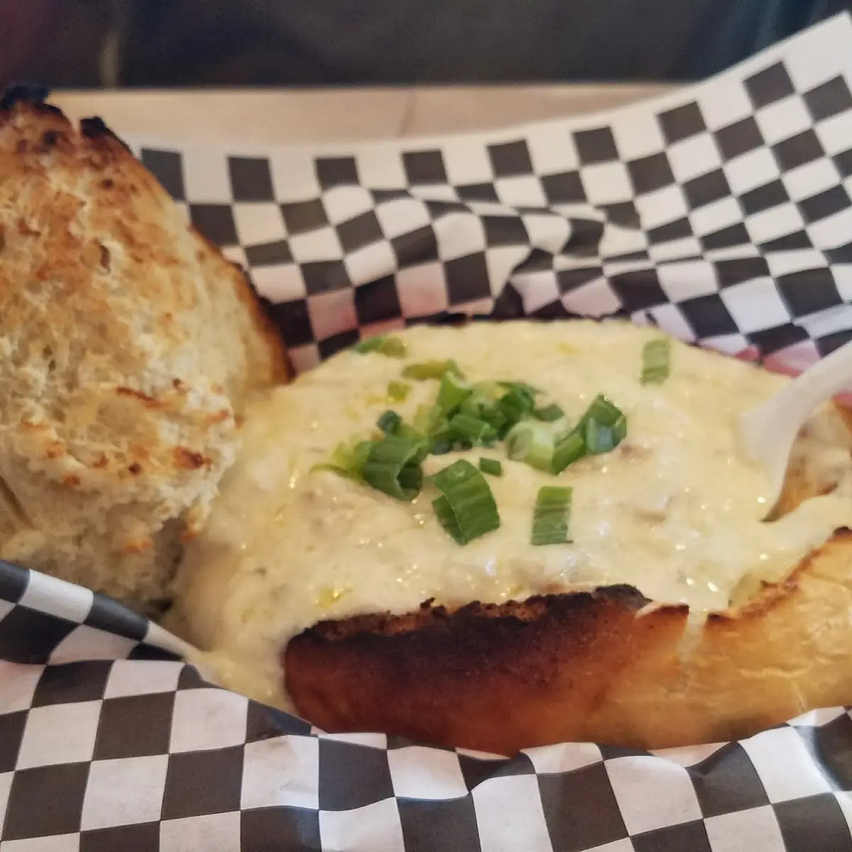 Clam Chowder in a Bread Bowl