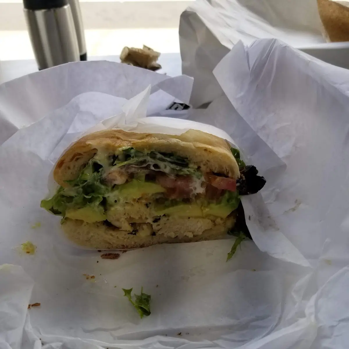 Grilled Chicken Avocado Sandwich