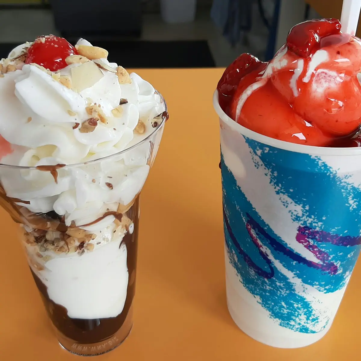 Parfait Strawberry Sundae