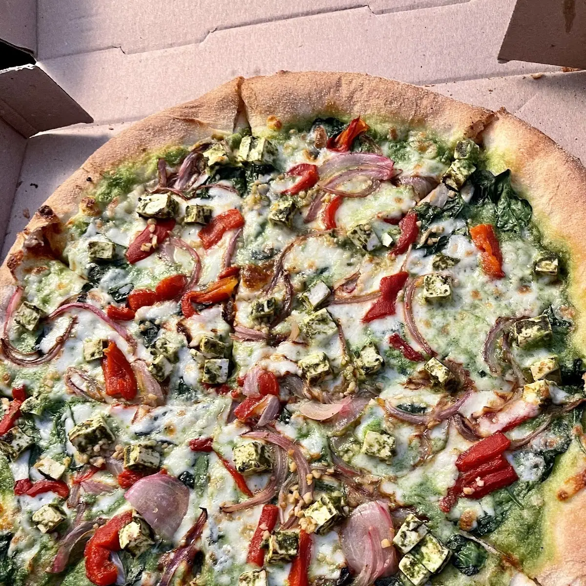 Chicken Pesto Pizza