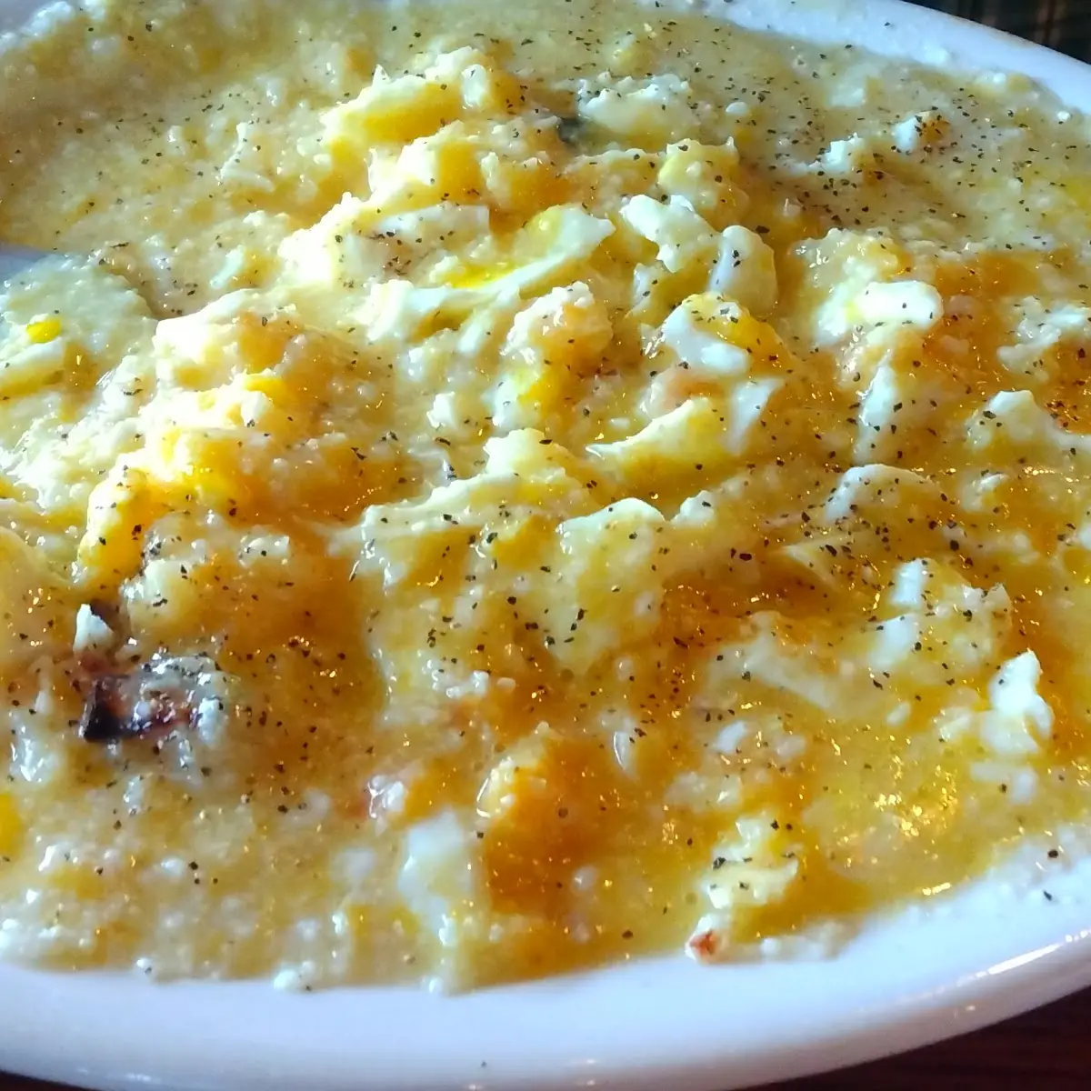 Grits Hash Brown Casserole and Eggs