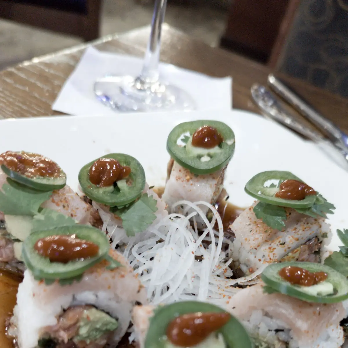 Jalapeño Yellowtail Sashimi