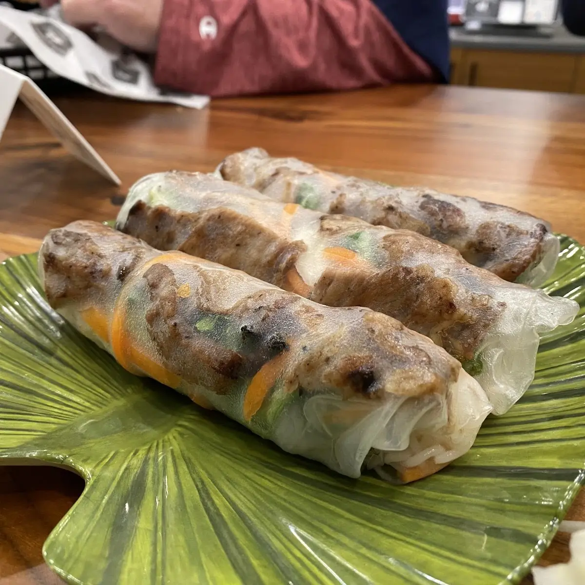 BBQ Pork Spring Rolls