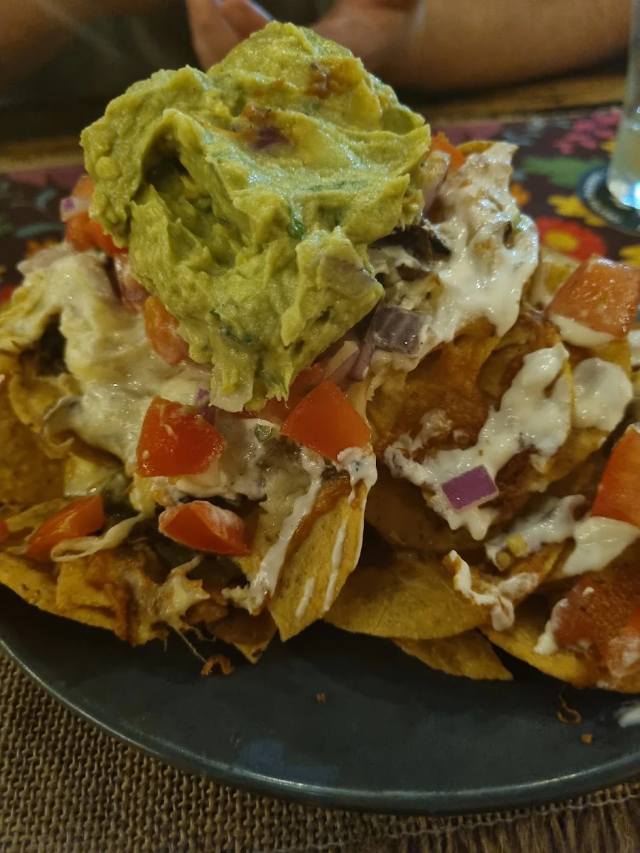 Nachos with Pulled Beef, Pizza Loca Cantina
