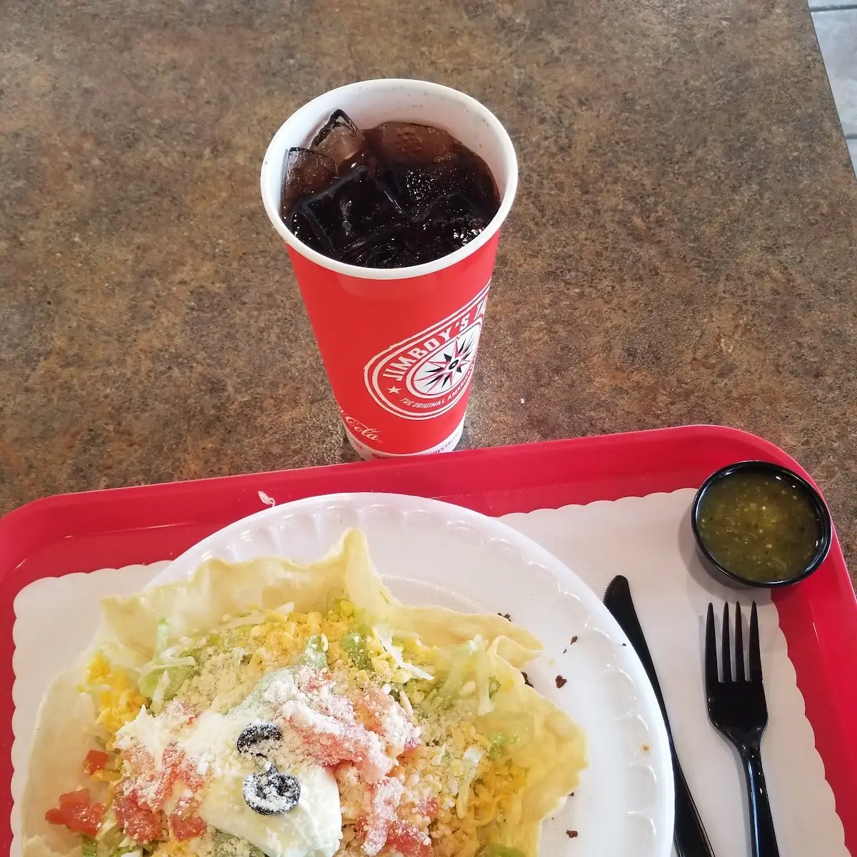 Ground Beef Tostada
