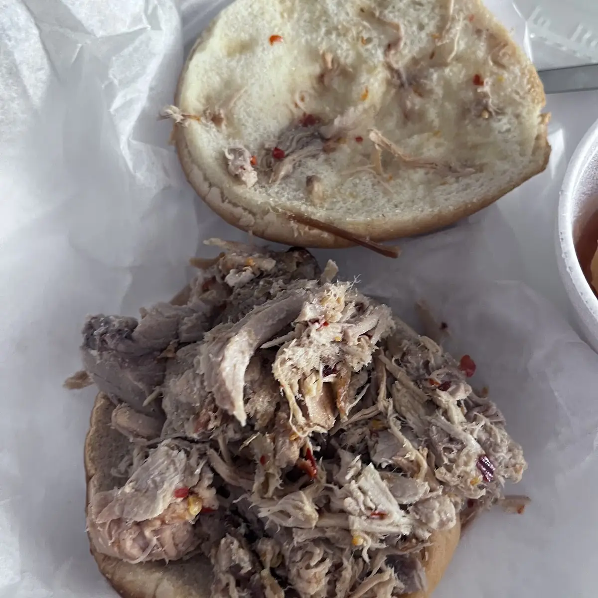 Soup & Barbecue Sandwich