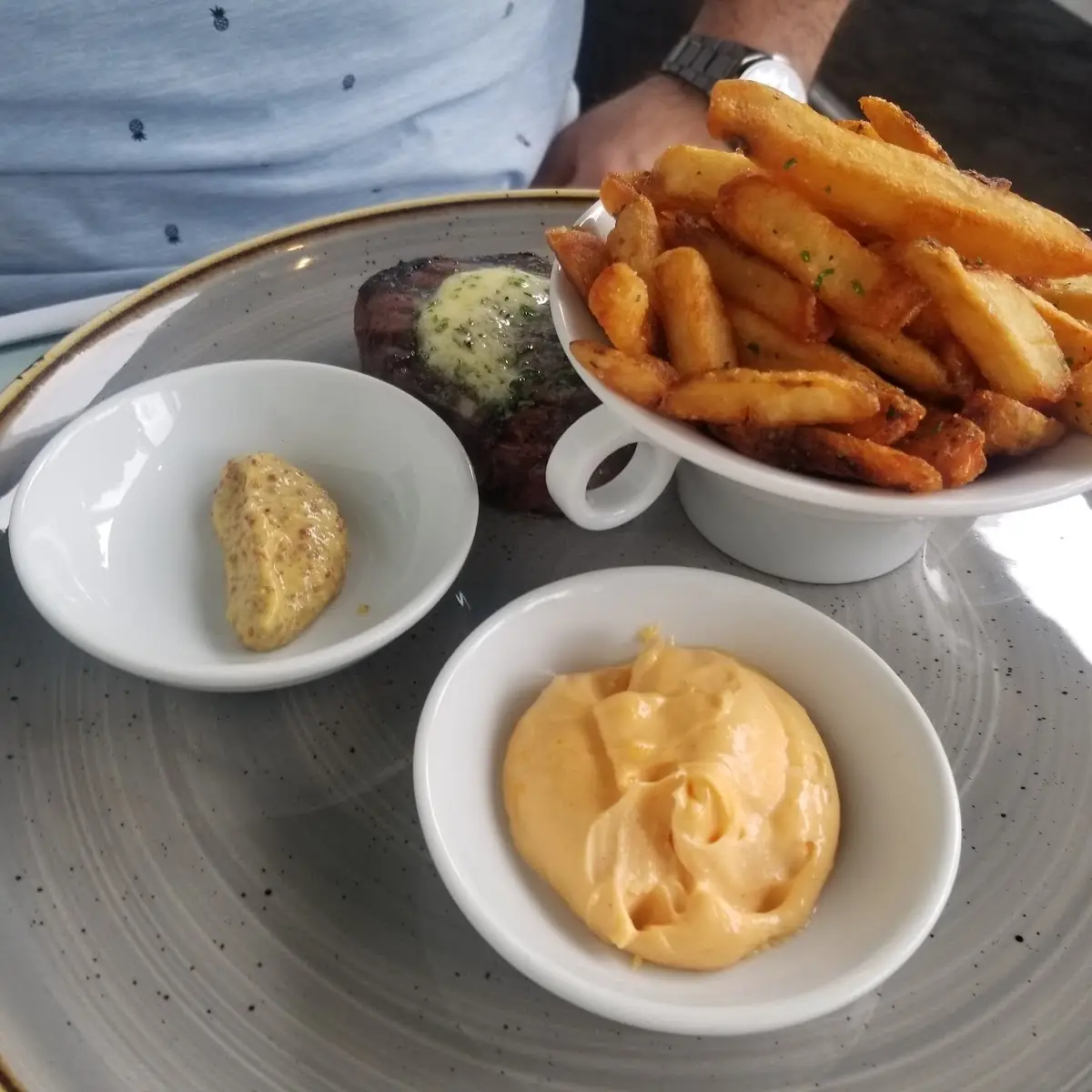 Fries & Aioli, HOB NOB Restaurant