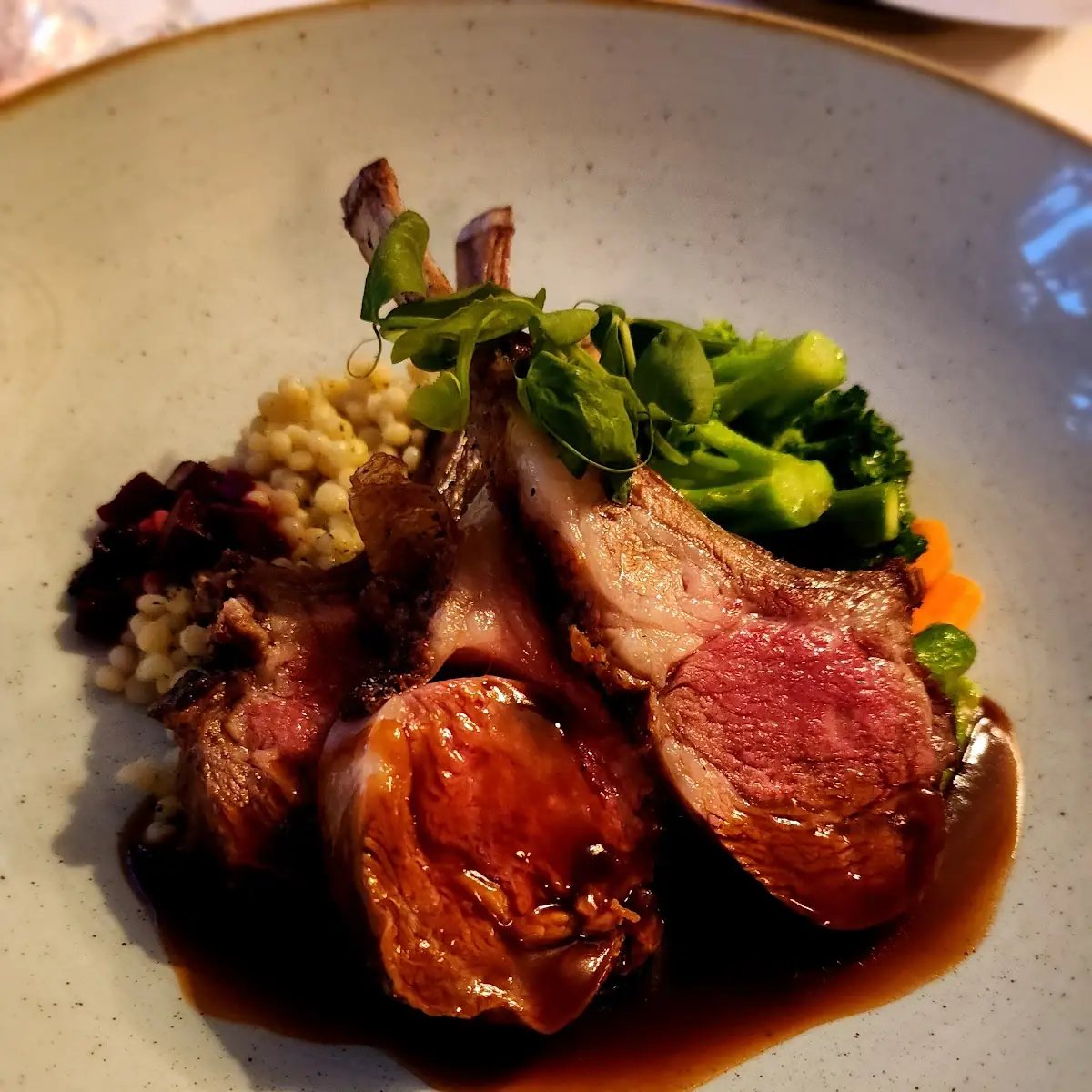 Lamb Chops, HOB NOB Restaurant