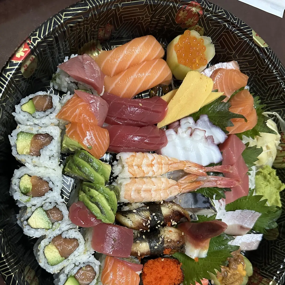 Assorted Sushi and Sashimi Platter