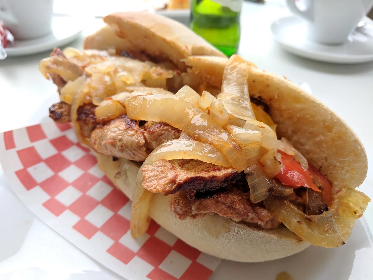 Pork Sandwich with Onions, 3 Castelos Grill House