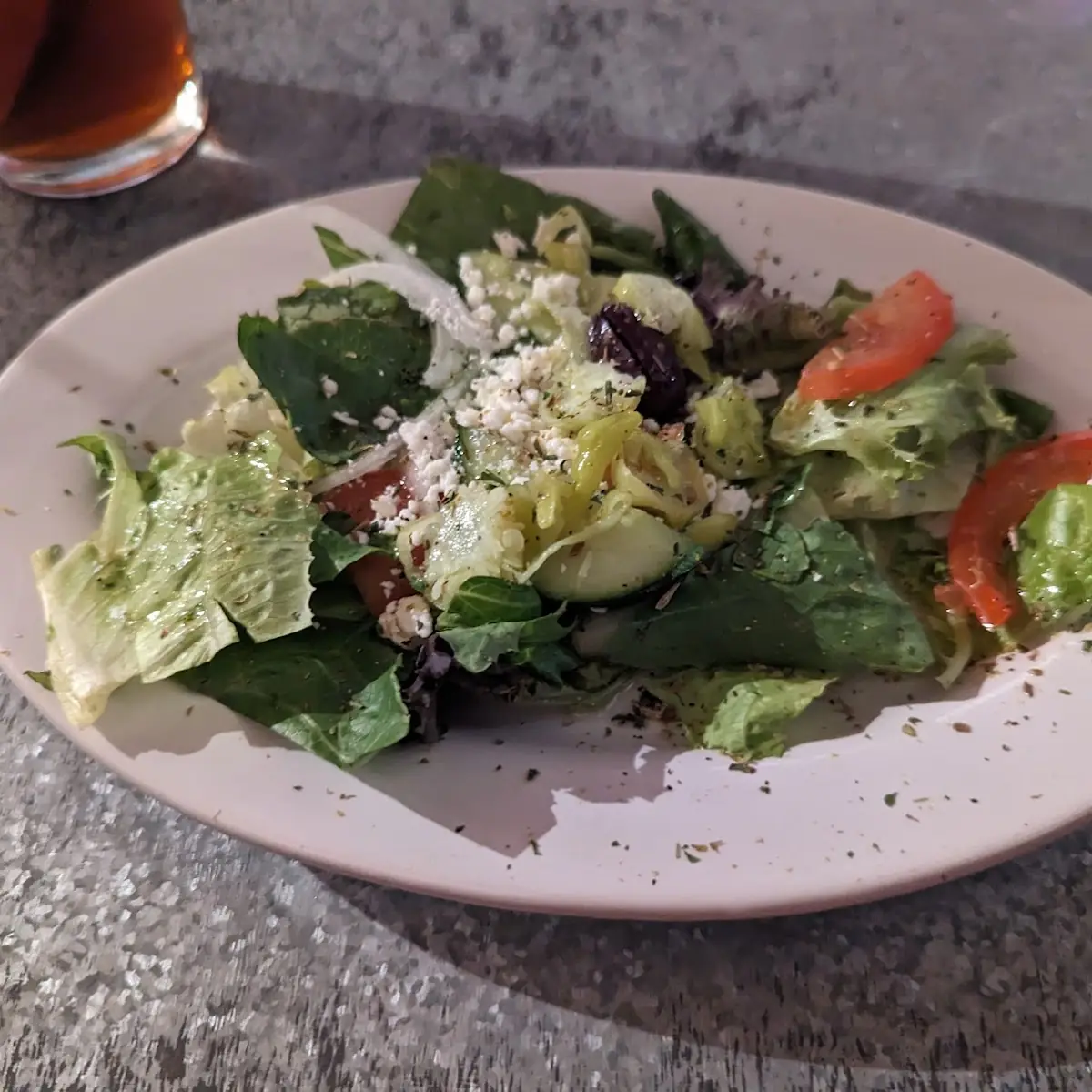 Romaine Lettuce Tomato Feta