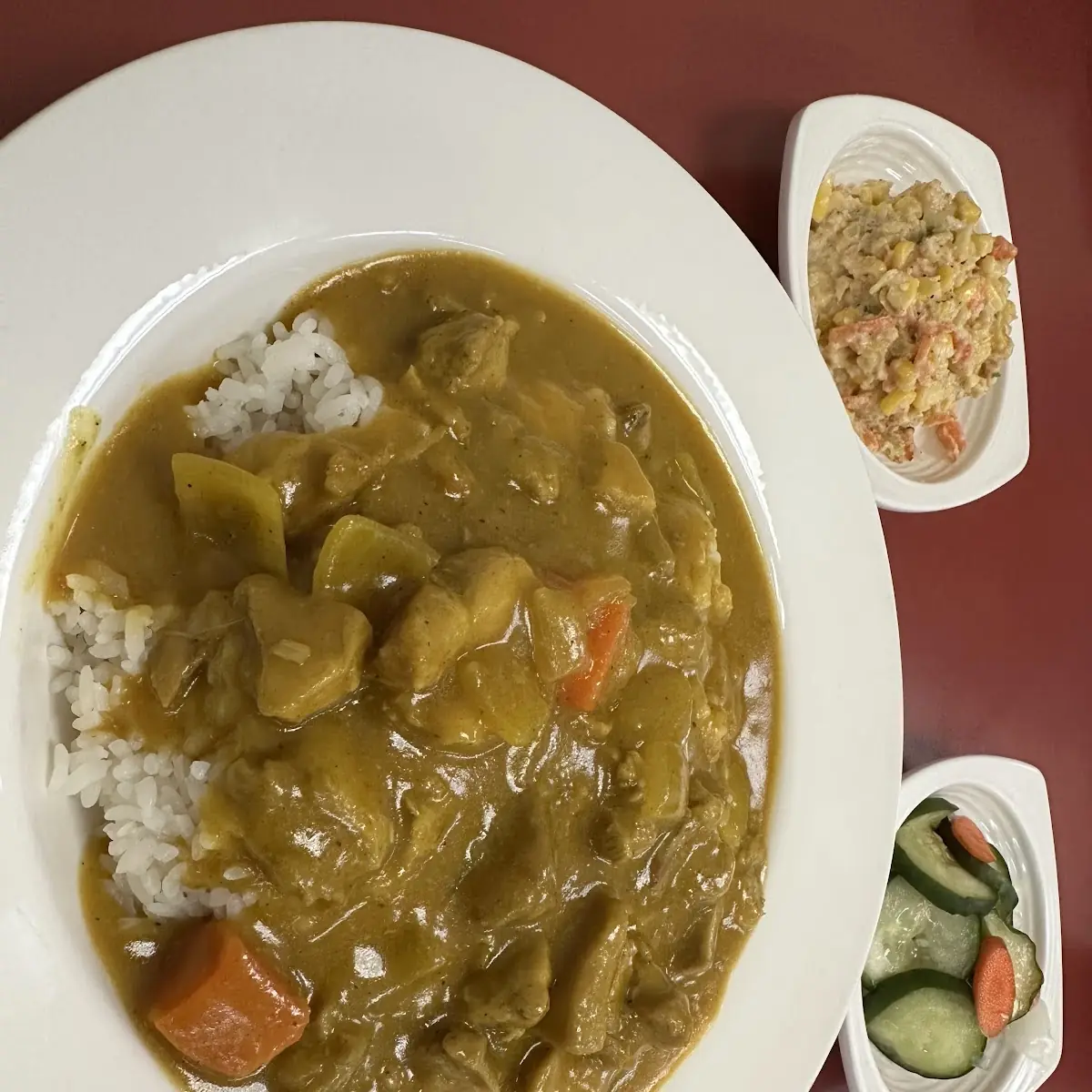Korean Chicken Curry with Rice