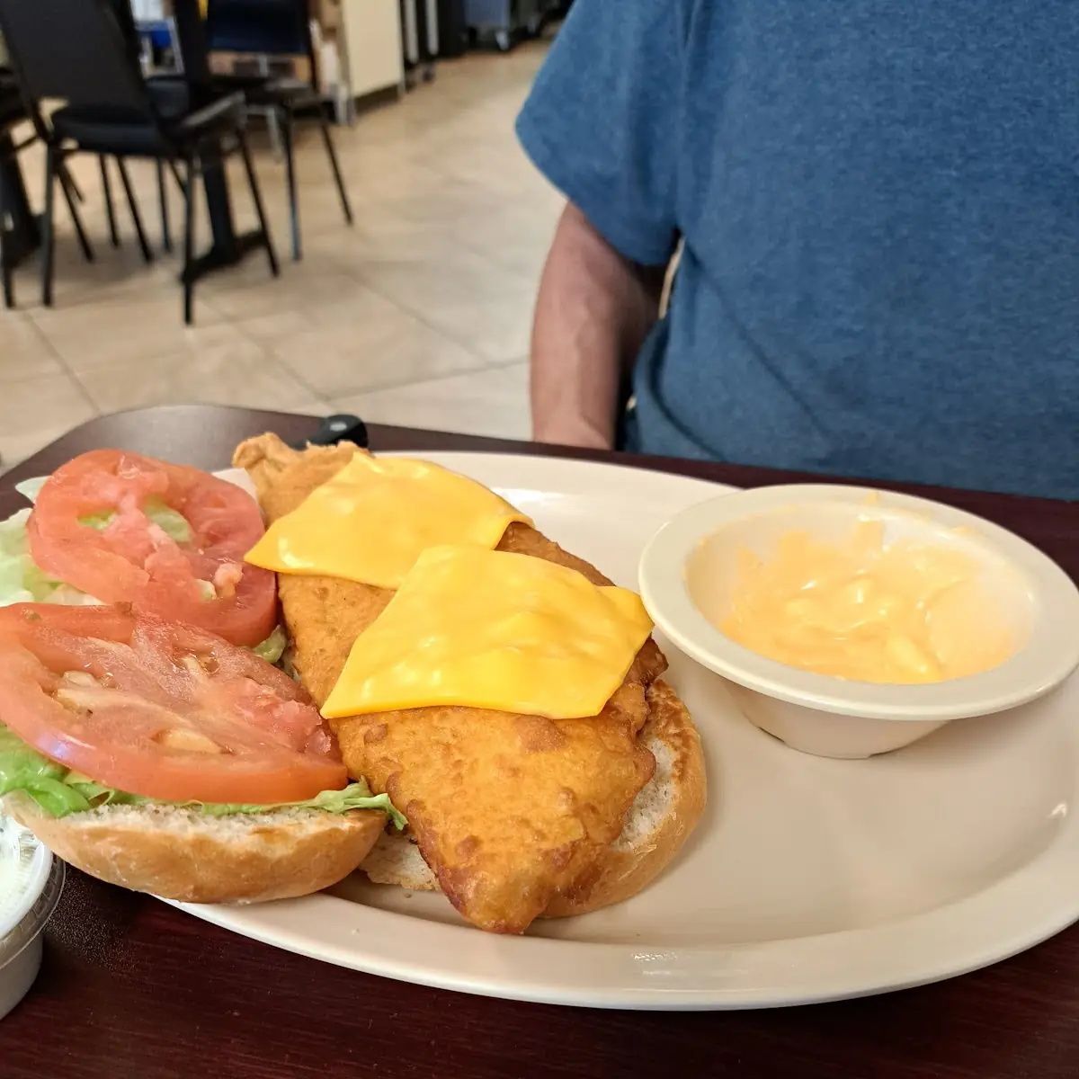 Fried Haddock Sandwich