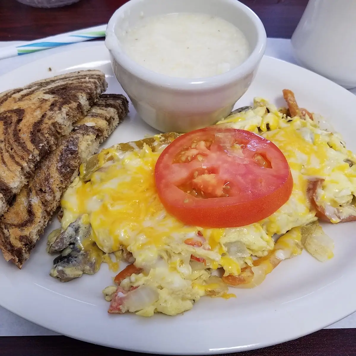 Vegetable & Cheese Omelette