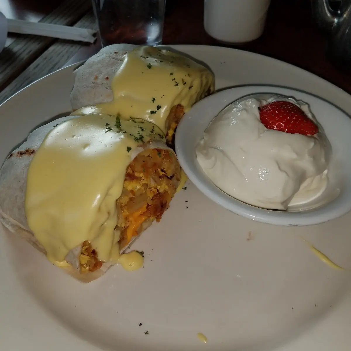 Mythos' Breakfast Burrito