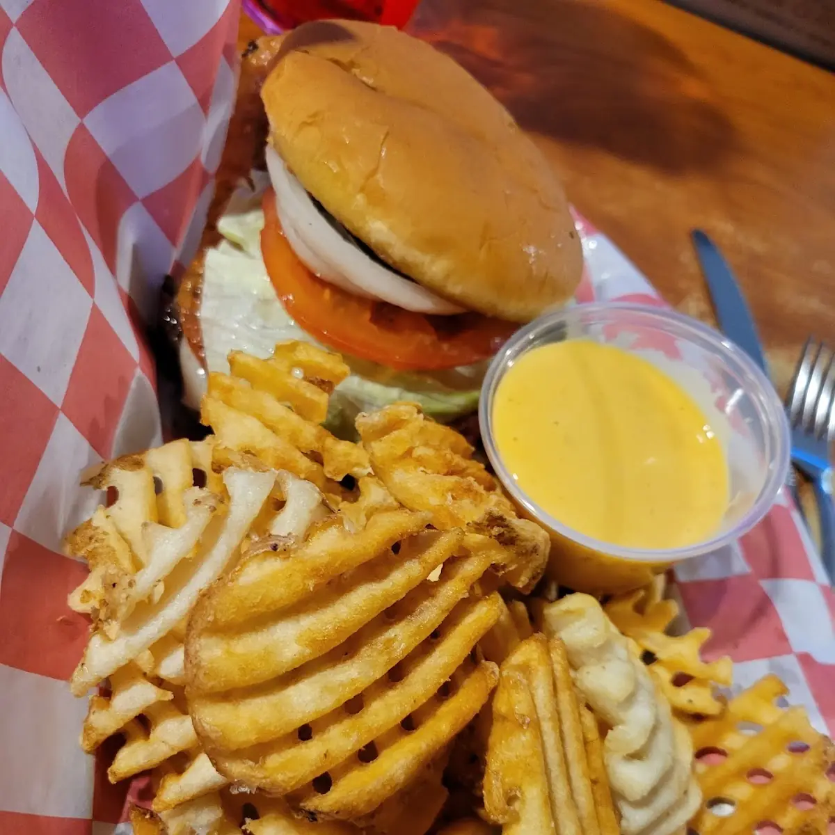 Burger & Waffle Fries