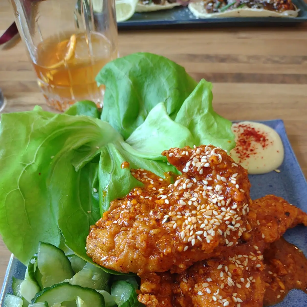 Spicy Korean Tacos