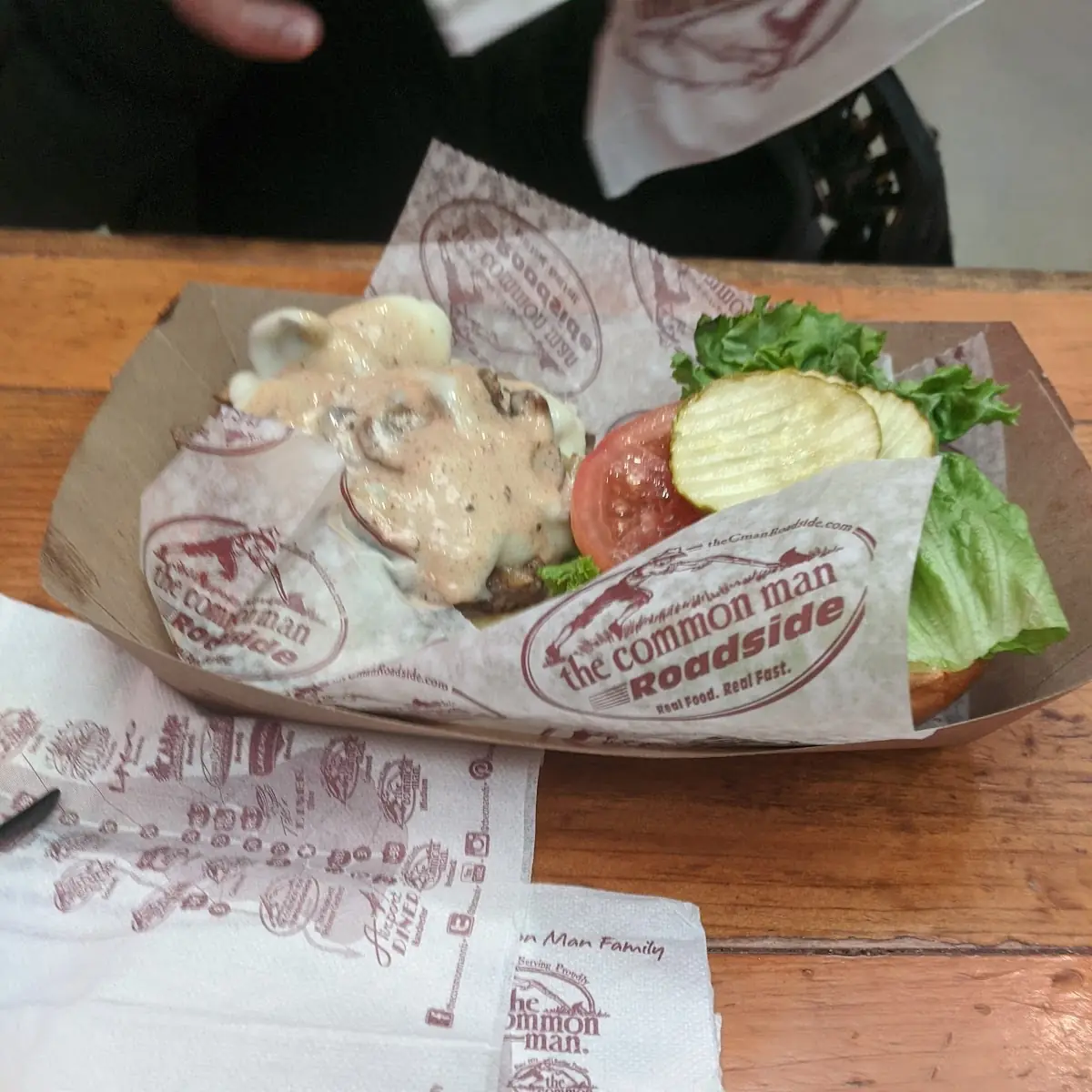 Swiss Mushroom Burger