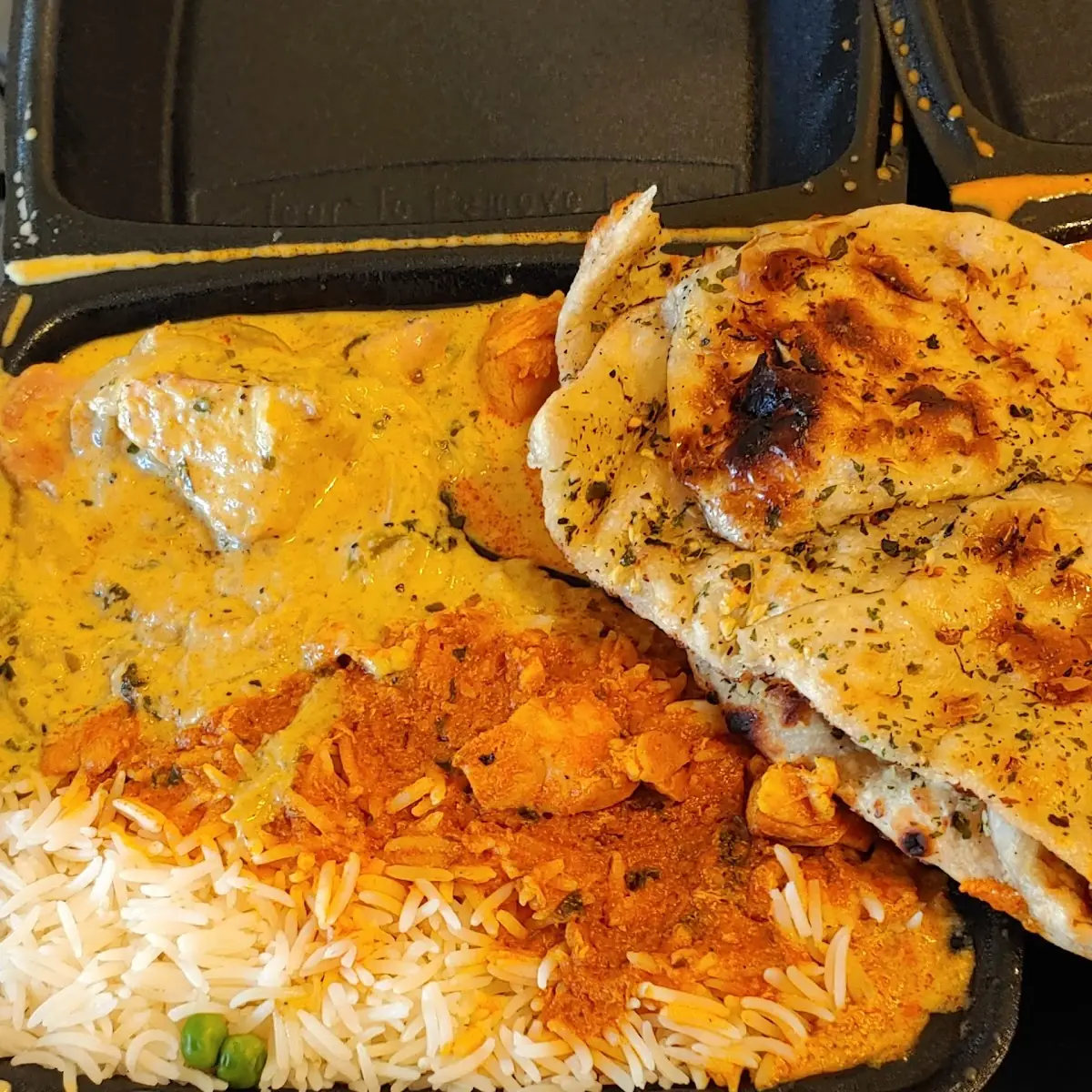 Black Pepper Chicken and Chicken Curry