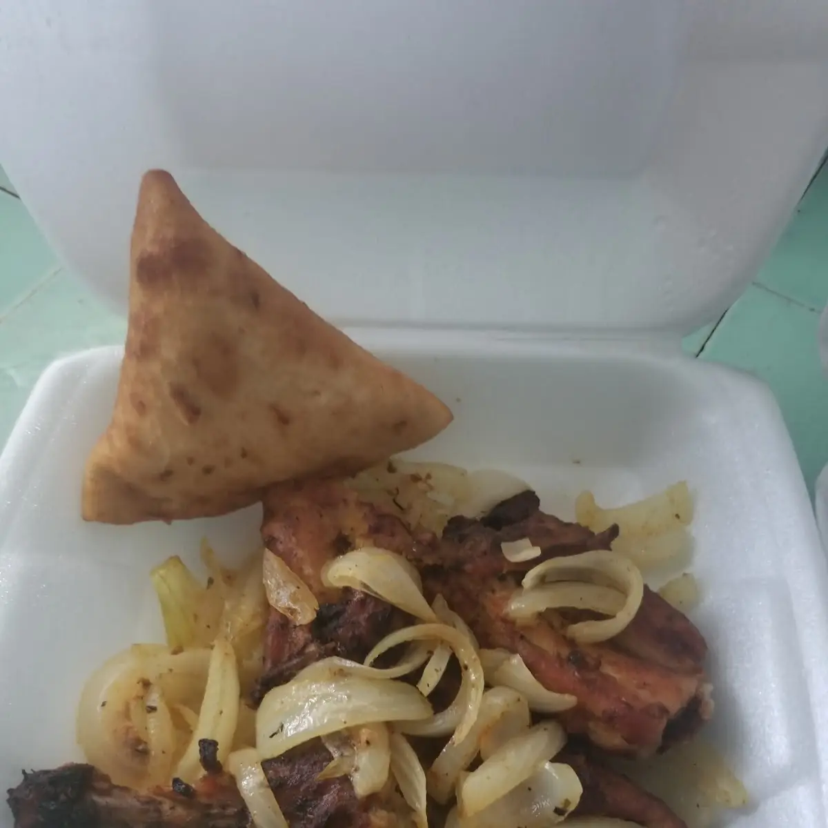 Tandoori Chicken and Chicken Samosa