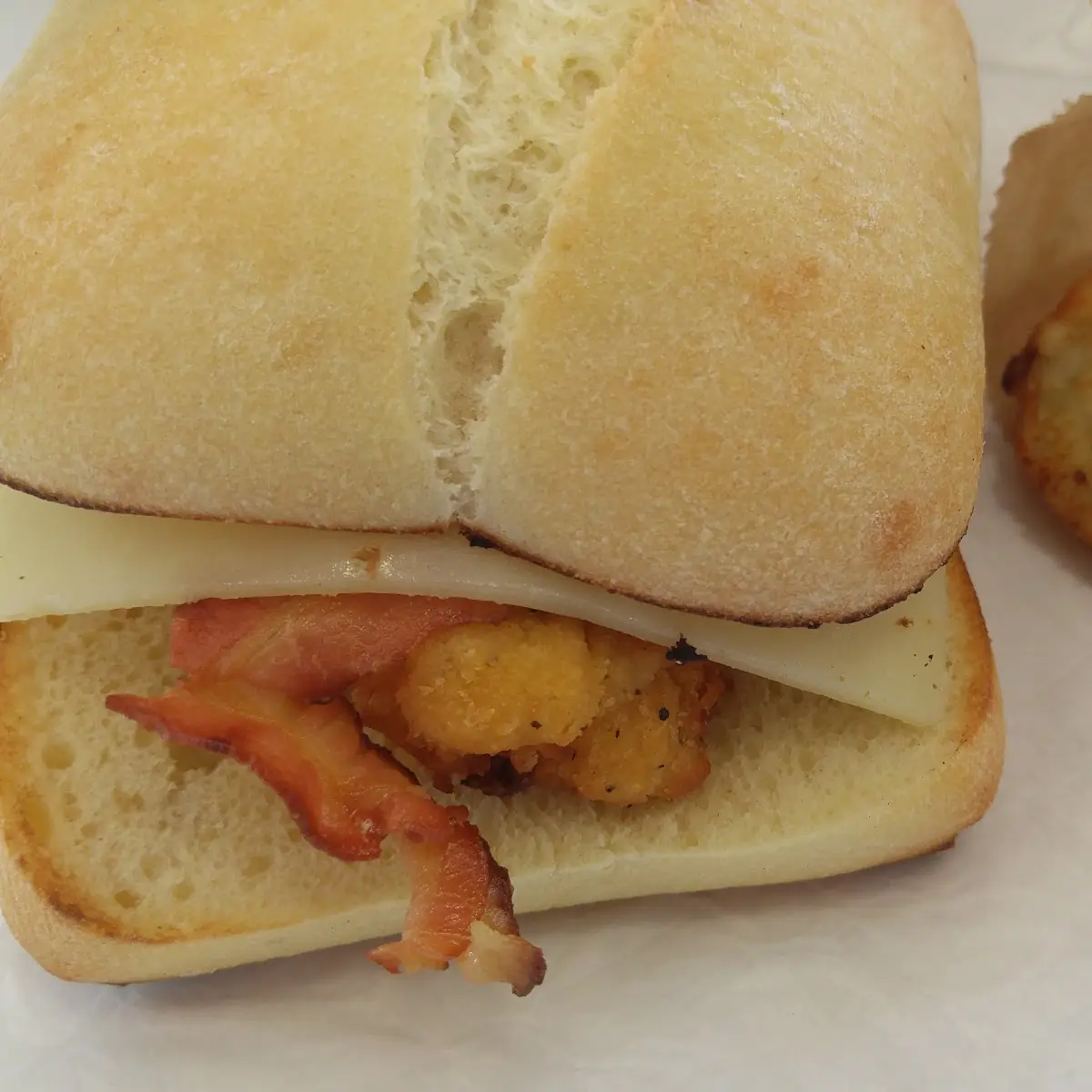 Chicken Bacon and Cheese Ciabatta