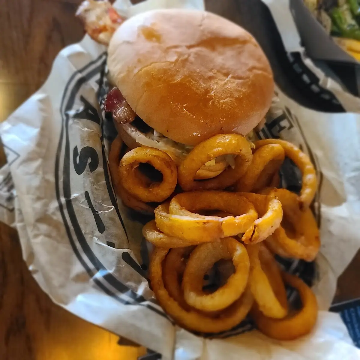 Veggie Burger Onion Rings