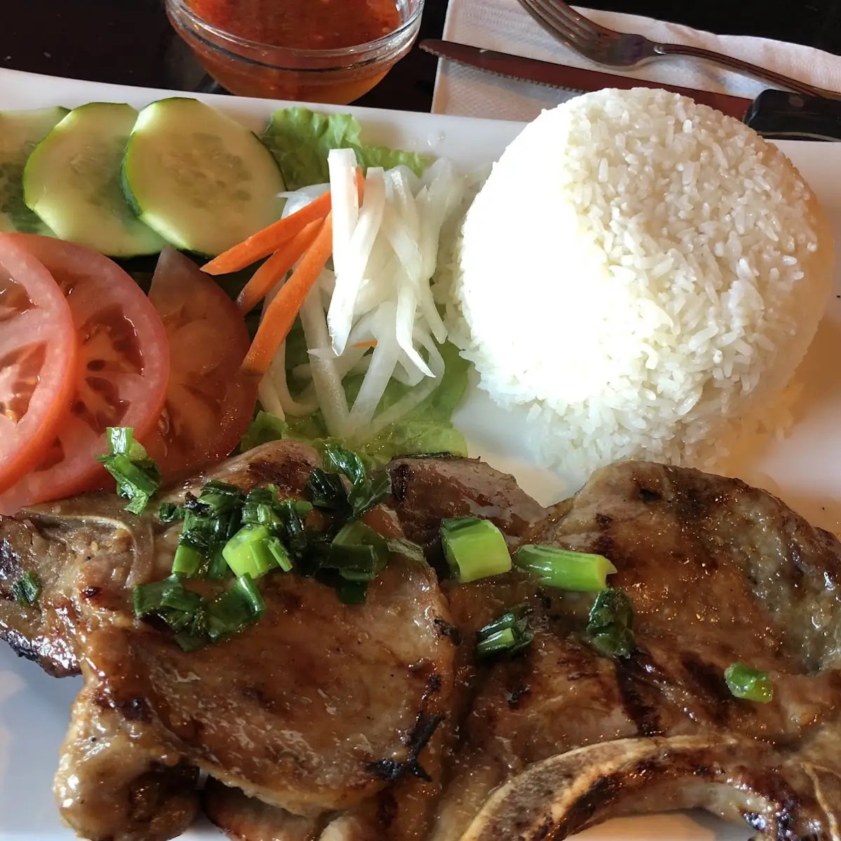 Pork Chops & Rice