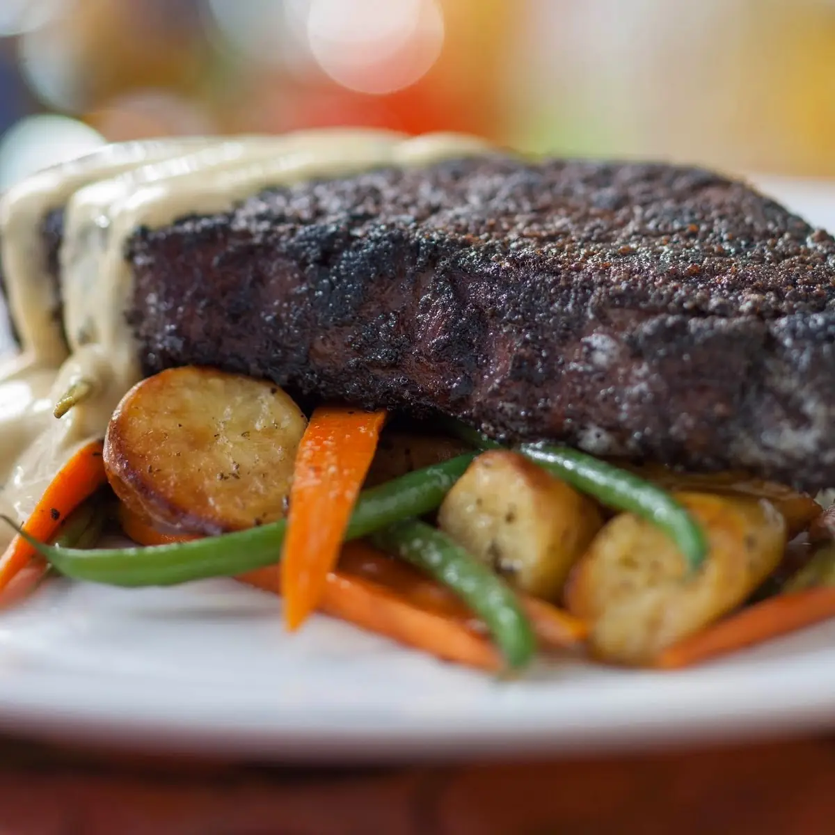 Char-Crusted New York Strip