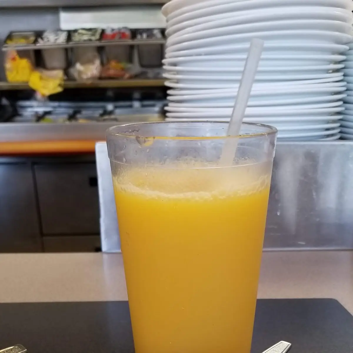 2 Egg Biscuit Sandwich with Cheese Orange Juice