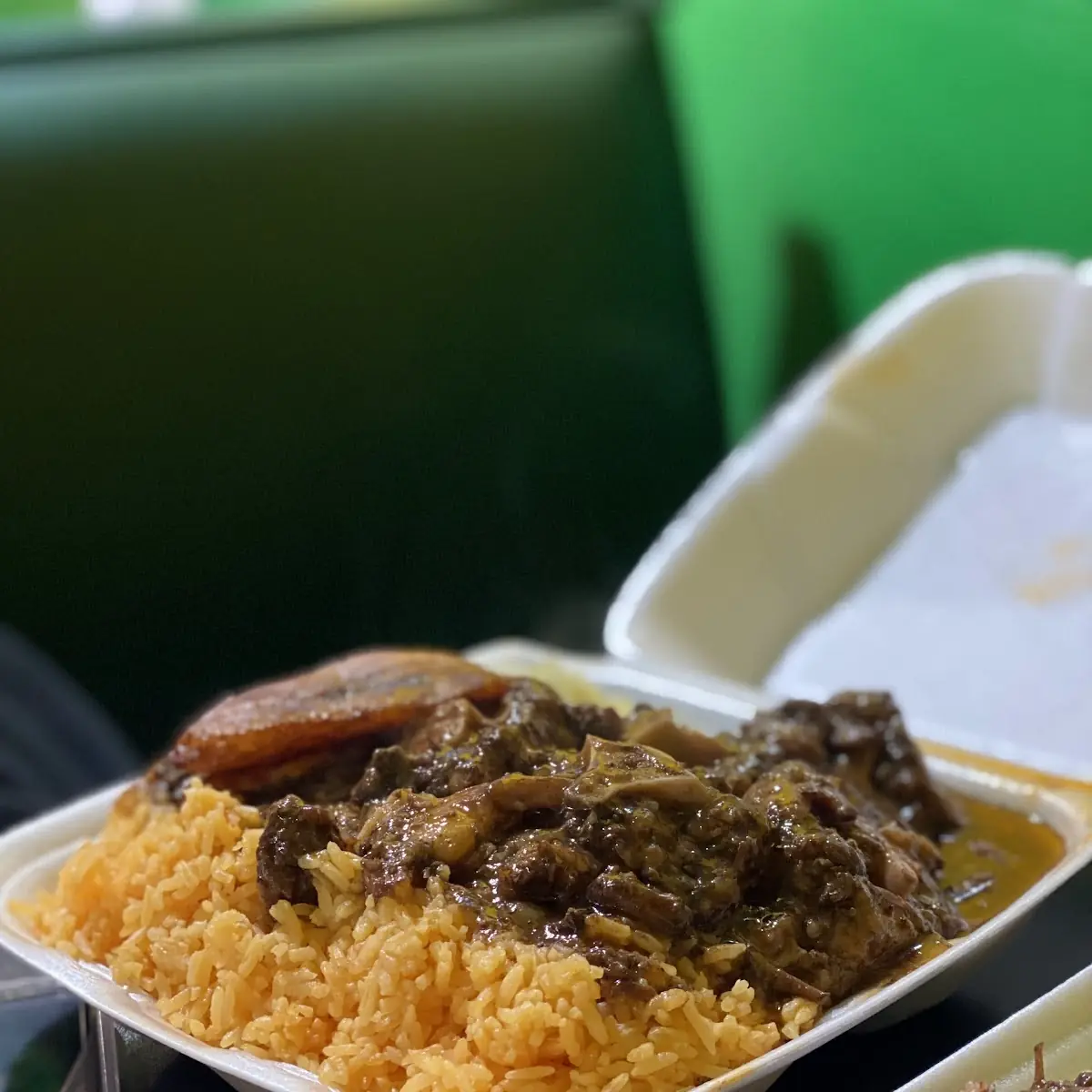 Jerk Pork with Oxtail Combo