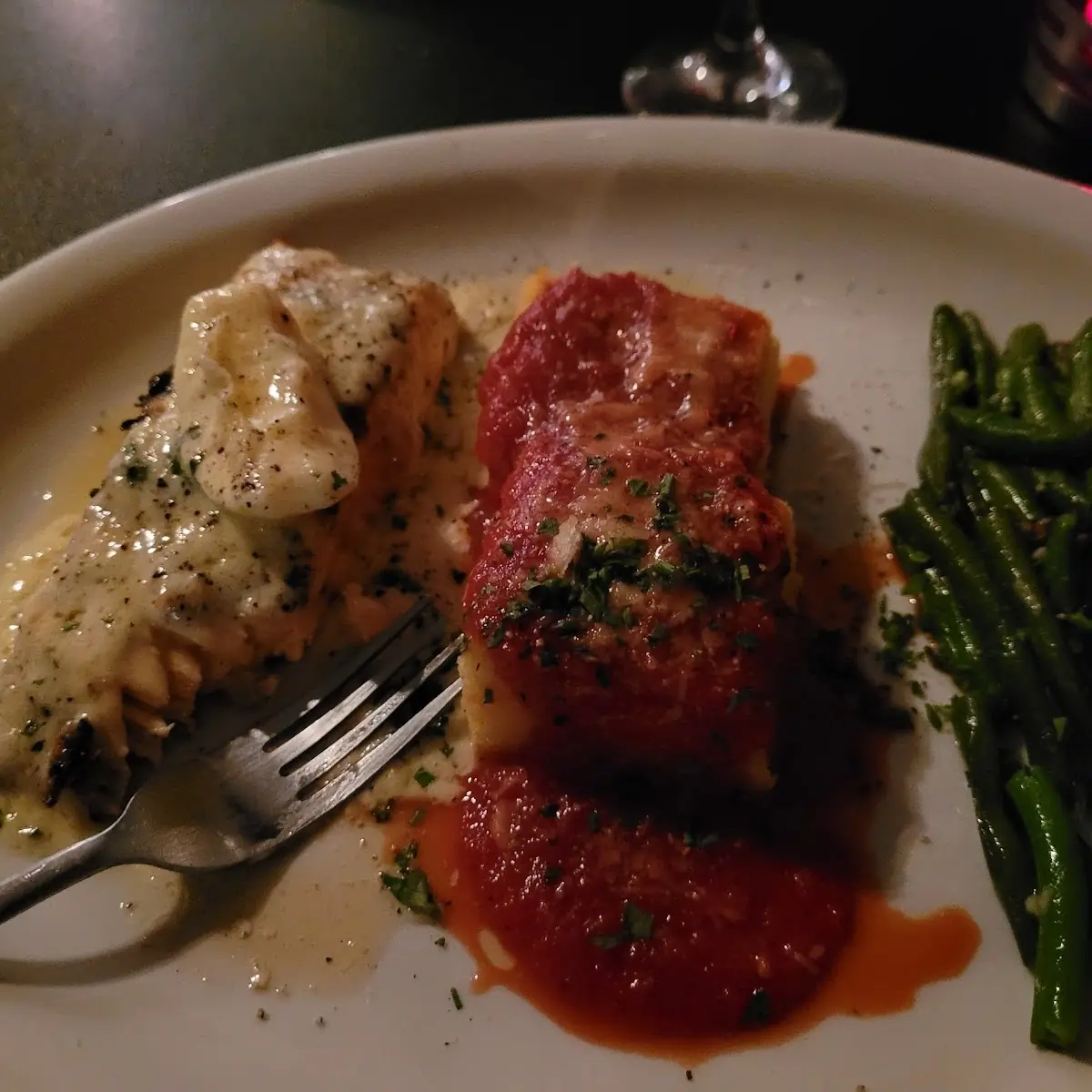 Lemon Cream Salmon, Capone's Grill & Pasta Shop
