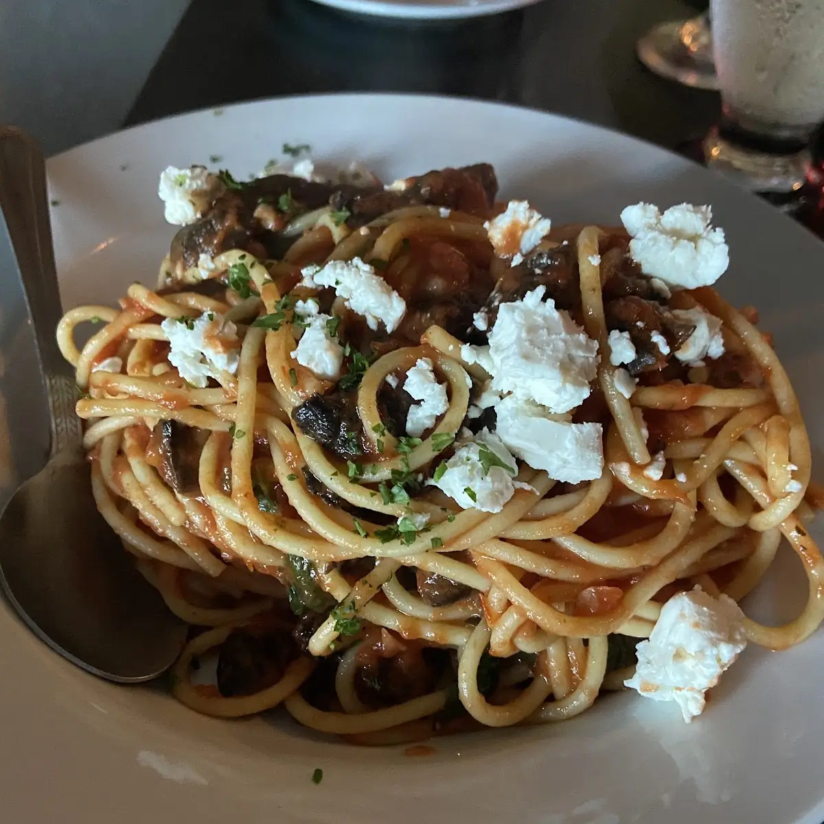 Spaghetti Portobello, Capone's Grill & Pasta Shop