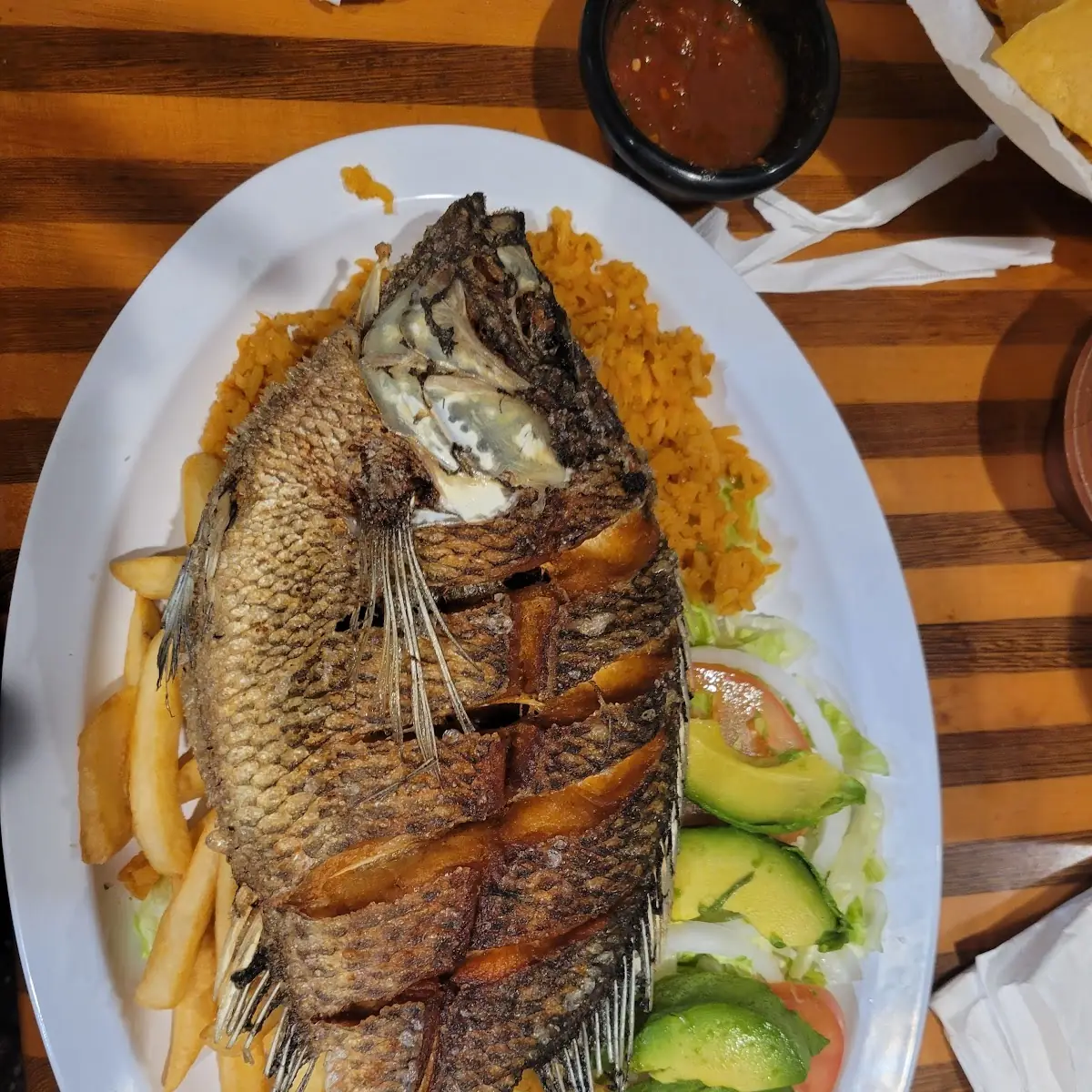 Pescado Frito Mojarra Frita