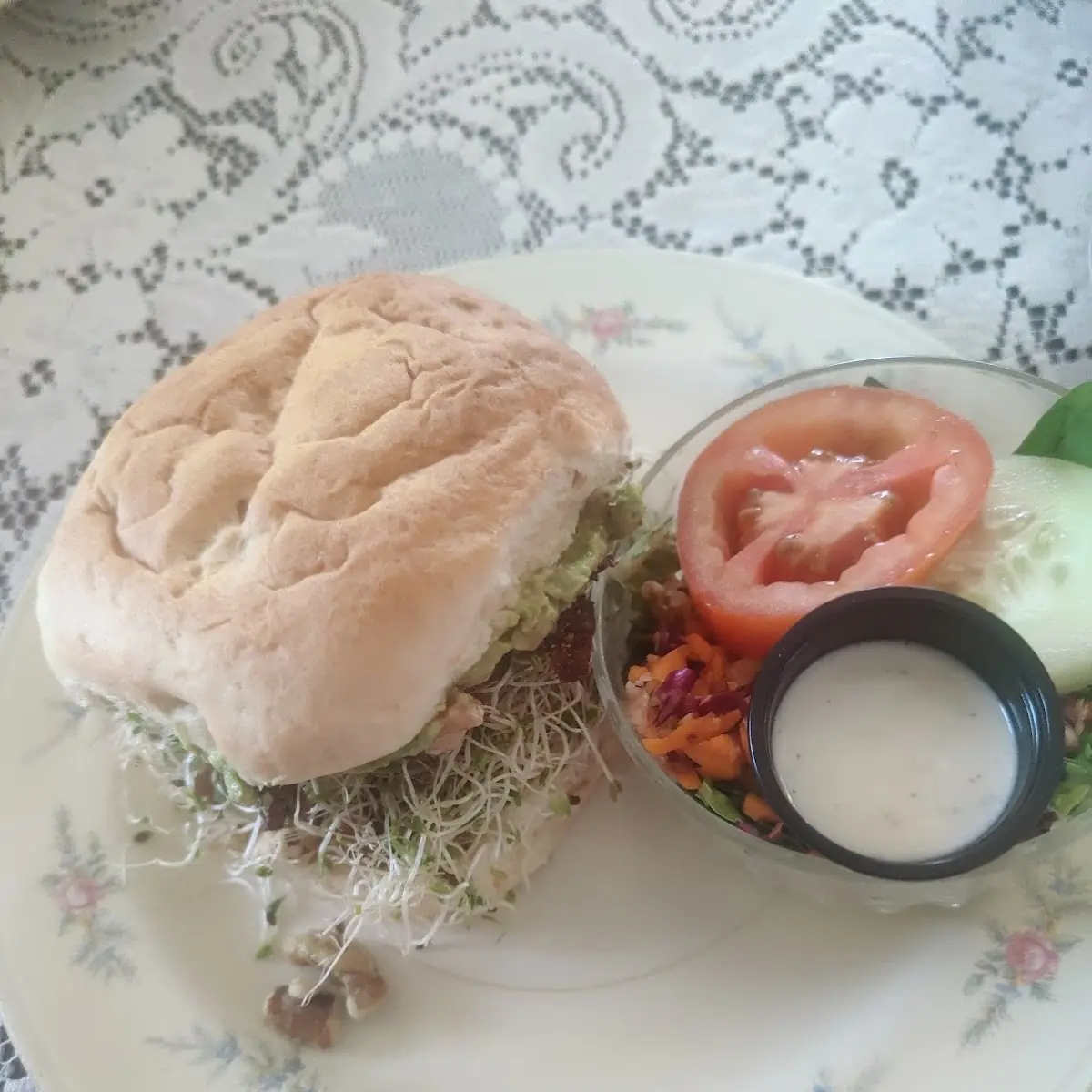 Walnut Chicken Salad Sandwich