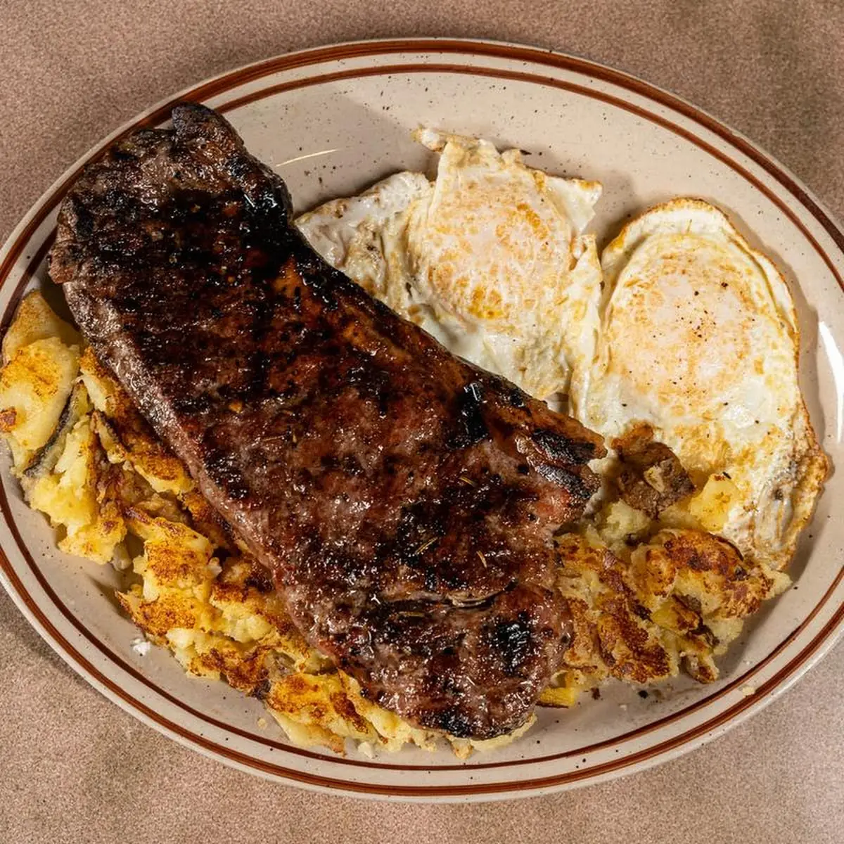 NY Strip Steak & Eggs