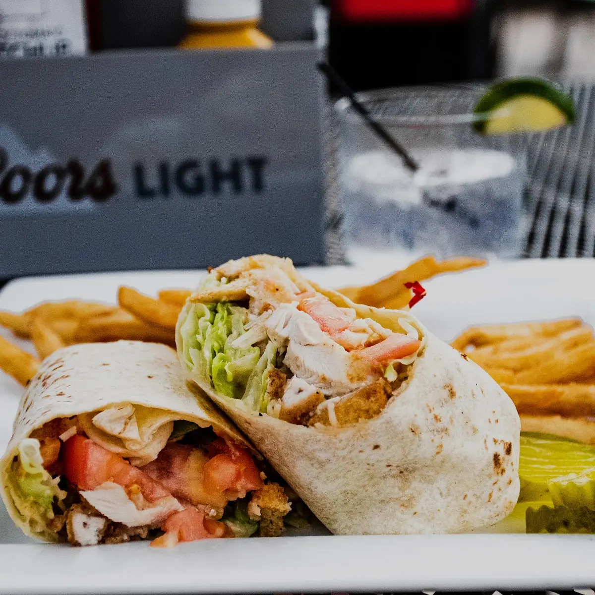 Crispy Chicken Caesar Wrap
