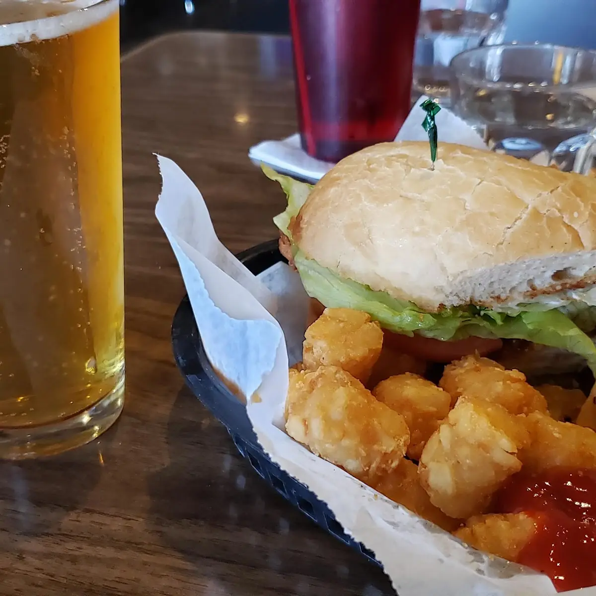 Breaded Chicken Sandwich Platter
