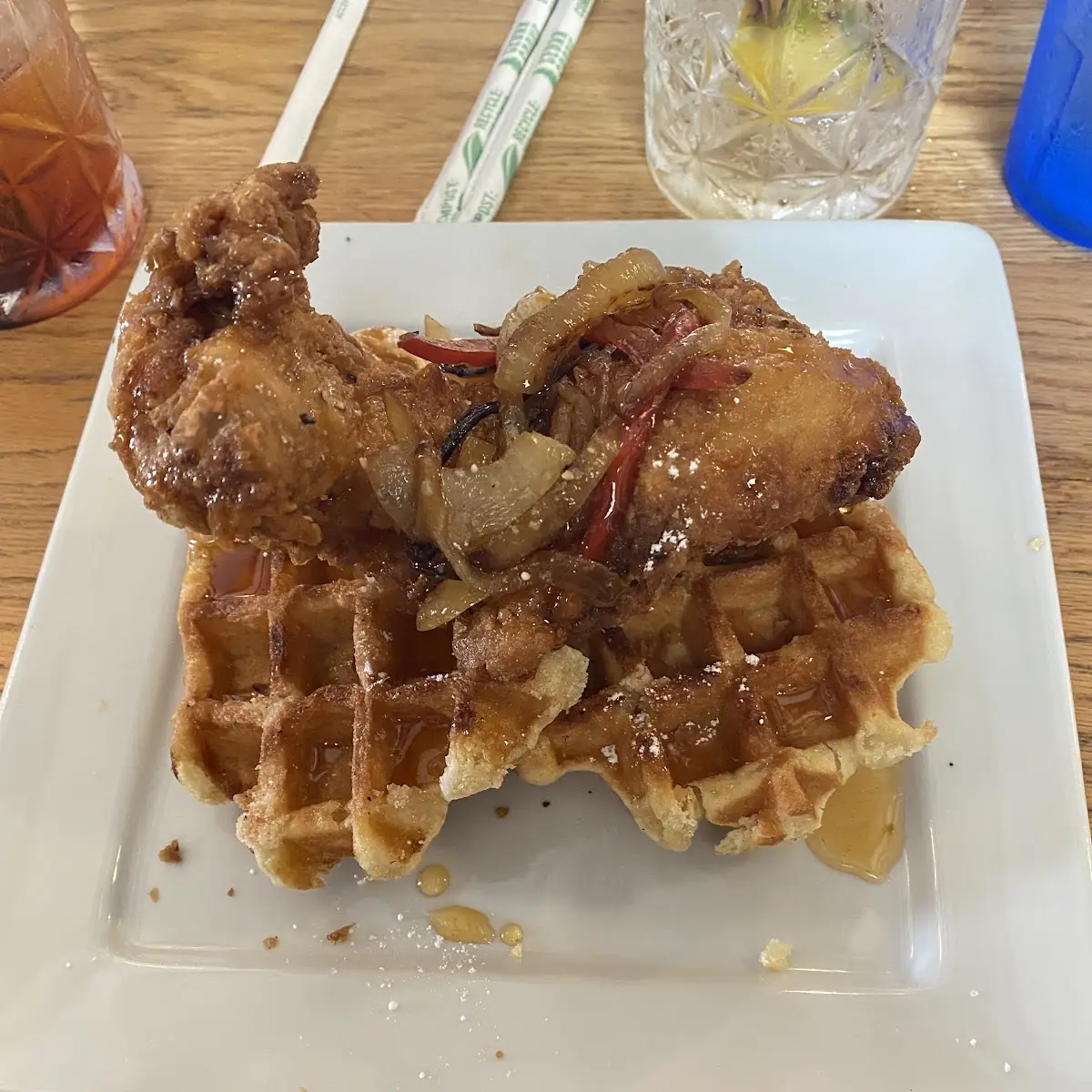 Chicken & Waffle Skewers