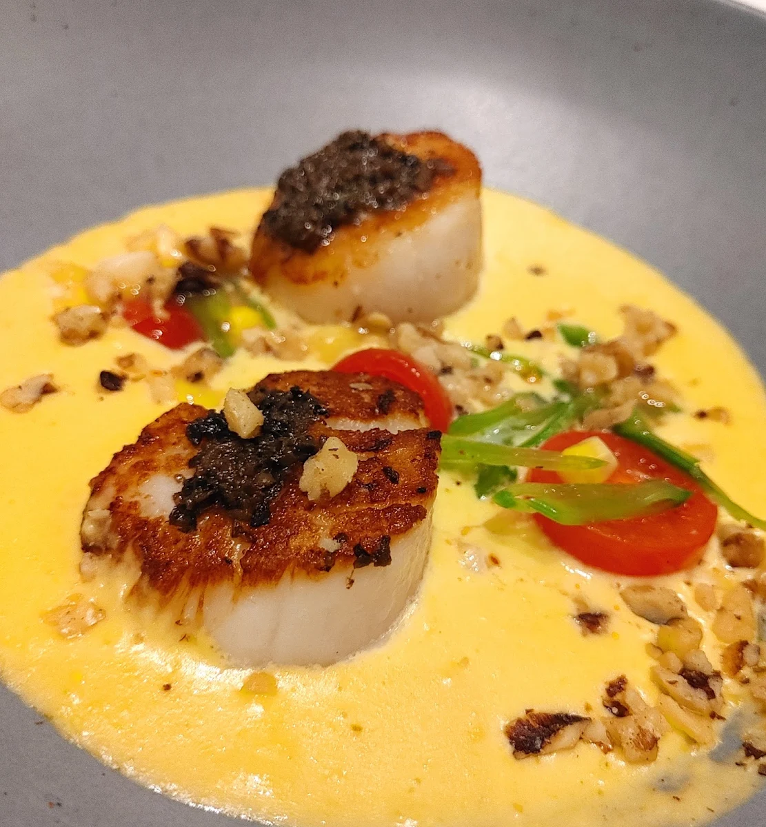Scallops in Corn Soup