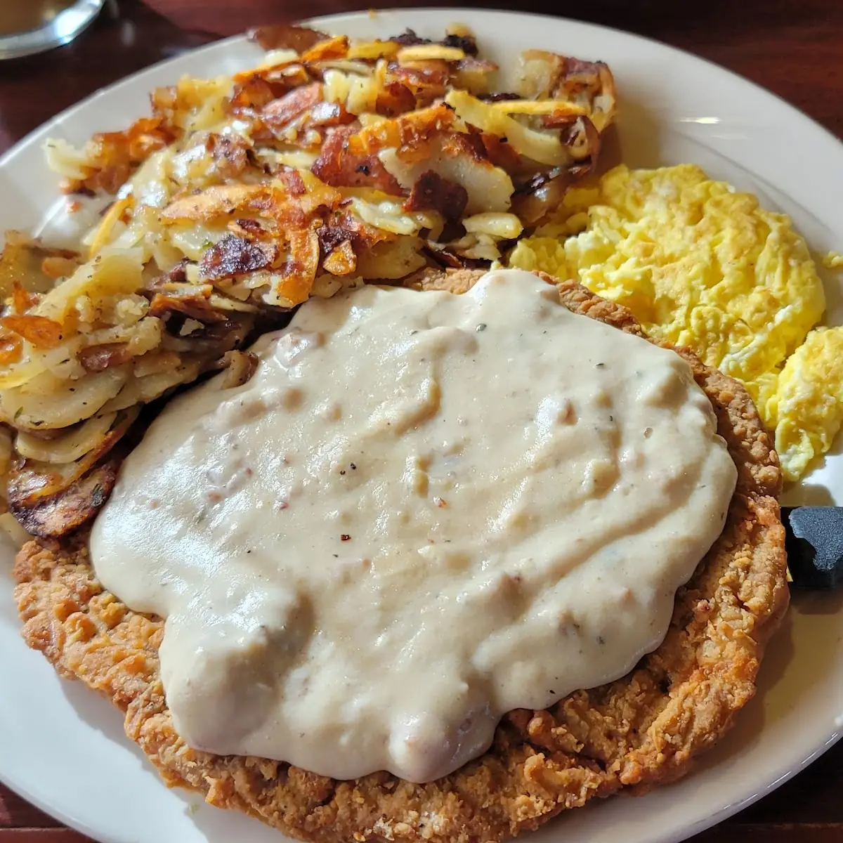 Country Fried Steak & Eggs