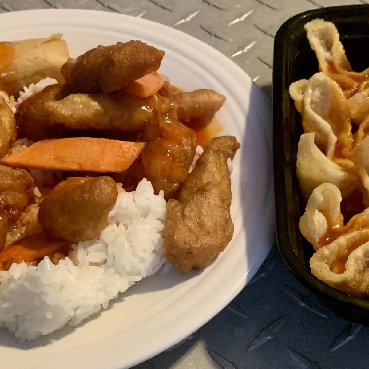Sweet and Sour Chicken Egg Rolls