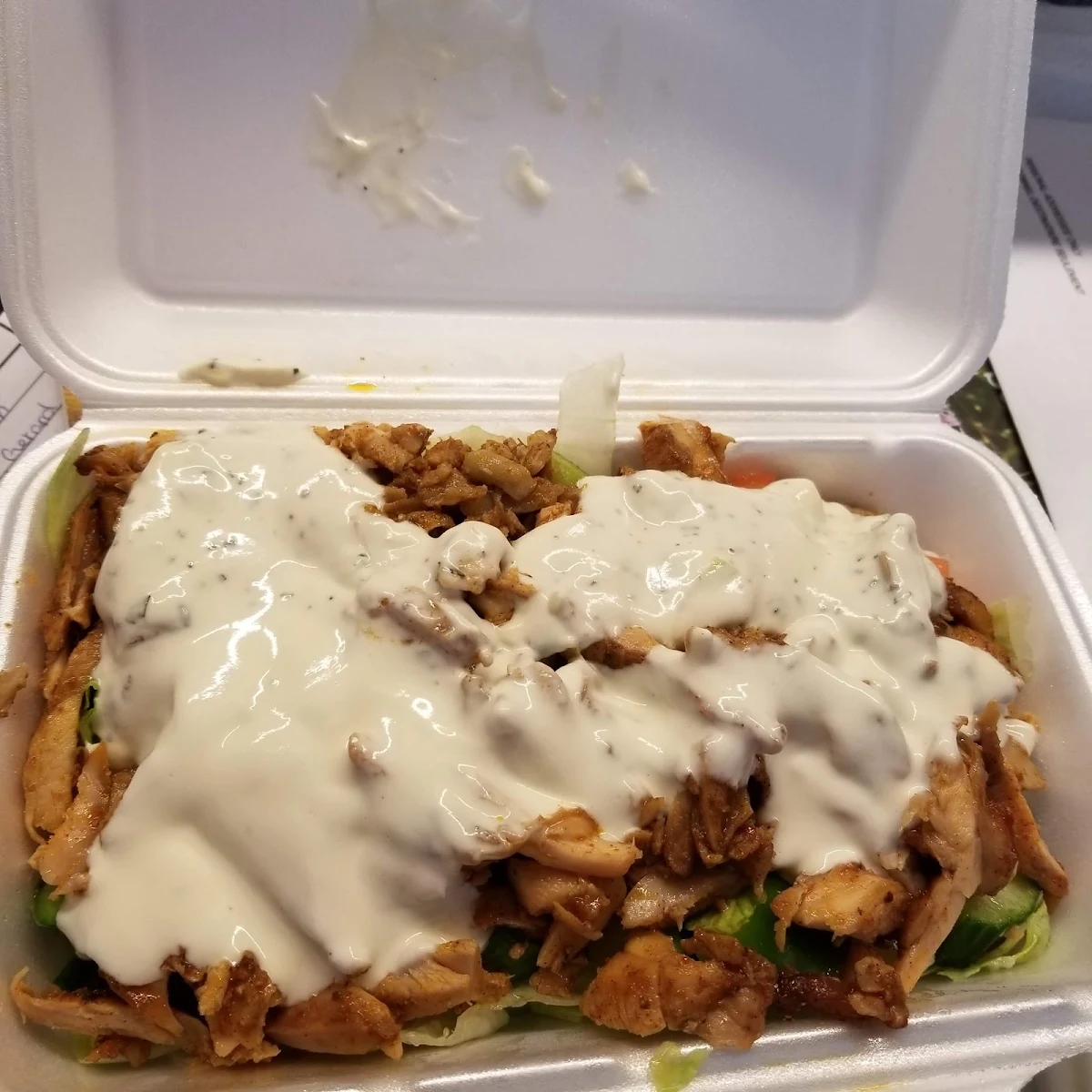 Chicken Shawarma Salad, Hashtag Donair