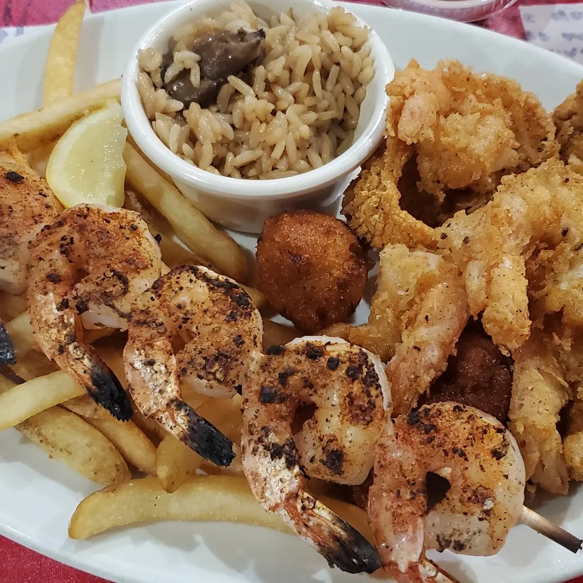 Grilled Shrimp and Car