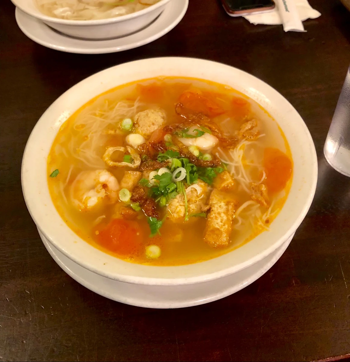 Seafood Noodle Soup, Joyeaux Café & Restaurant